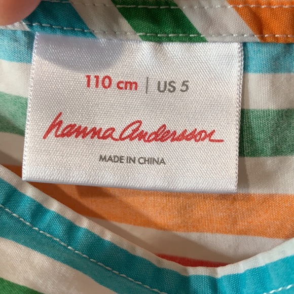 Hanna Andersson rainbow stripe dress - Picture 4 of 4